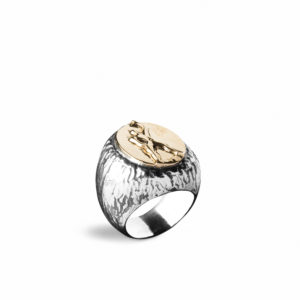 Anello in Argento e Bronzo - Il Modulor di Le Corbusier