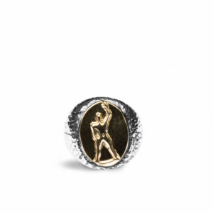 Anello in Argento e Bronzo - Il Modulor di Le Corbusier