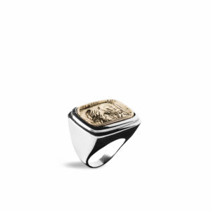 Anello in Argento e Bronzo - Gli amanti di Magritte