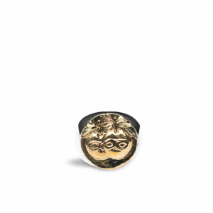 Anello in Argento e Bronzo - Il regno incantato di Magritte