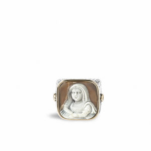 Anello in Cammeo - La Mona Lisa di Botero