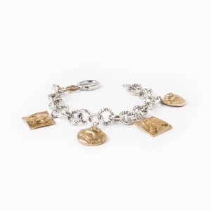 Bracciale in Argento con pendenti di Picasso